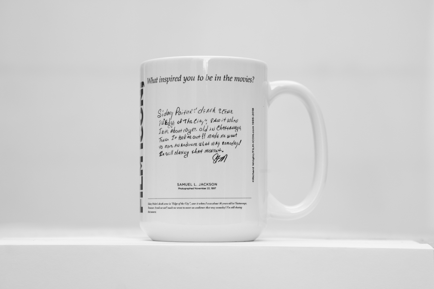 FILM ICON; Samuel L. Jackson Limited Edition Mug - 15oz - $30